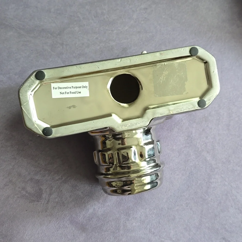 Silver Camera Figurine